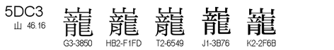 U+5DC3
